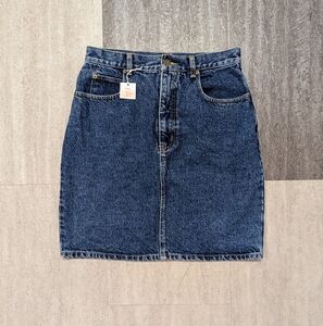 90s Alfred Sung Denim Skirt